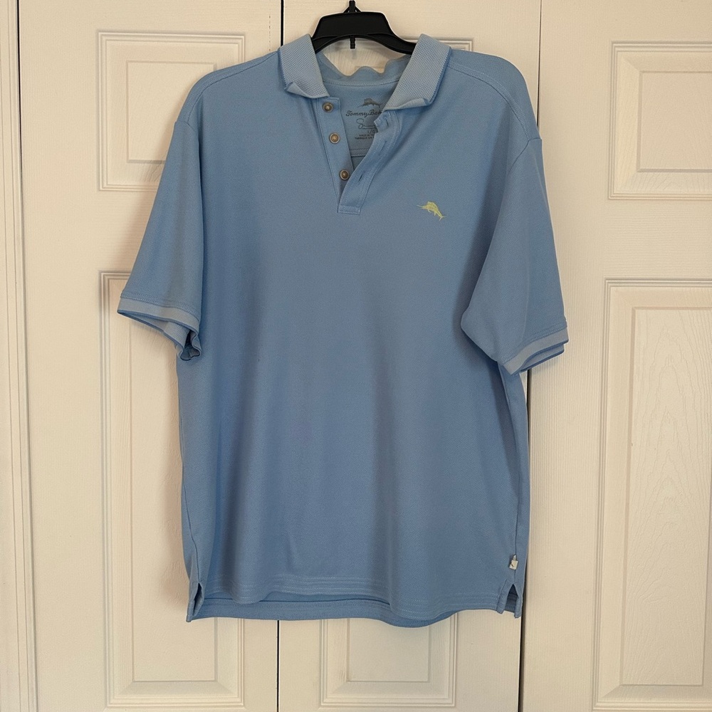 Tommy Bahama Blue Polo Shirt for Effortless Style